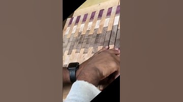 Cutting board: creating the pattern #shorts #woodworking #endgrain #cuttingboard