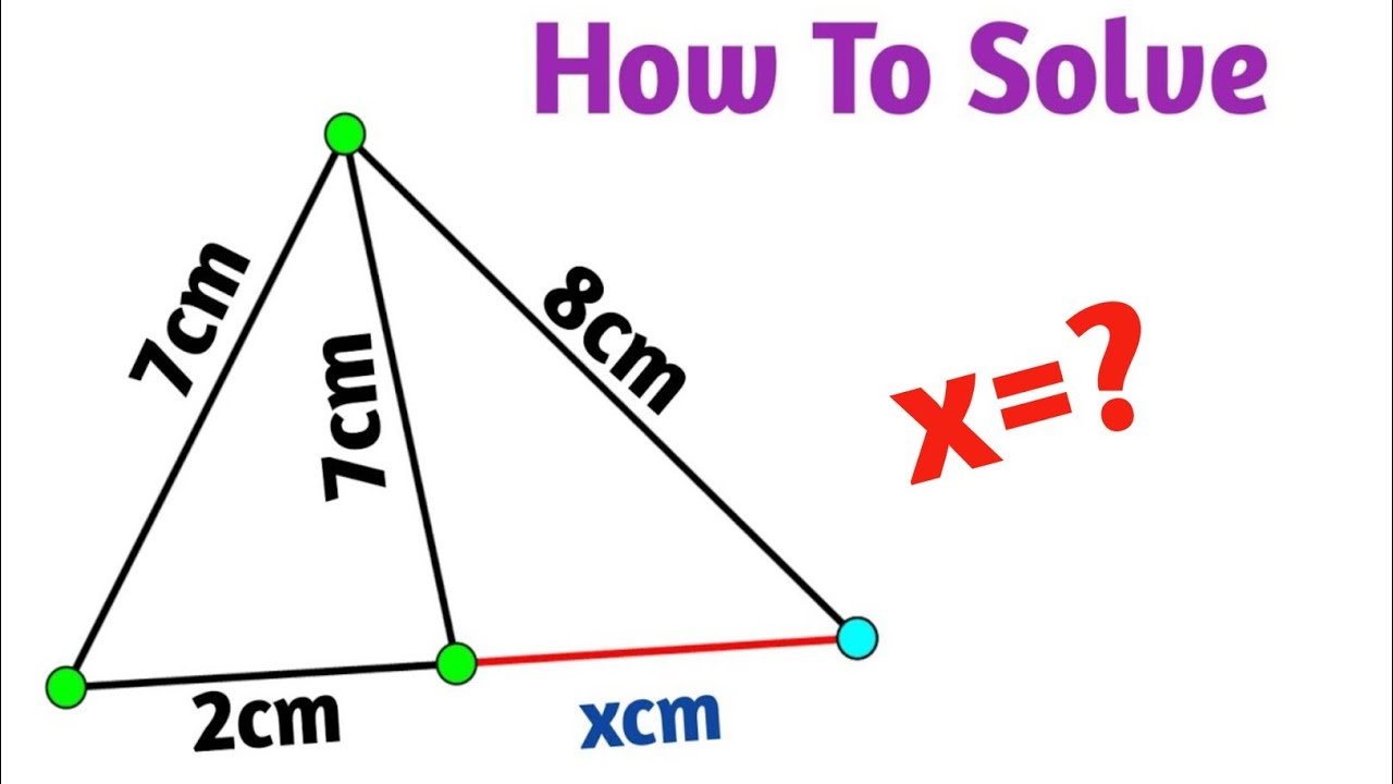 A Nice Geometry Question Can you Find Side Of Triangle Justify your