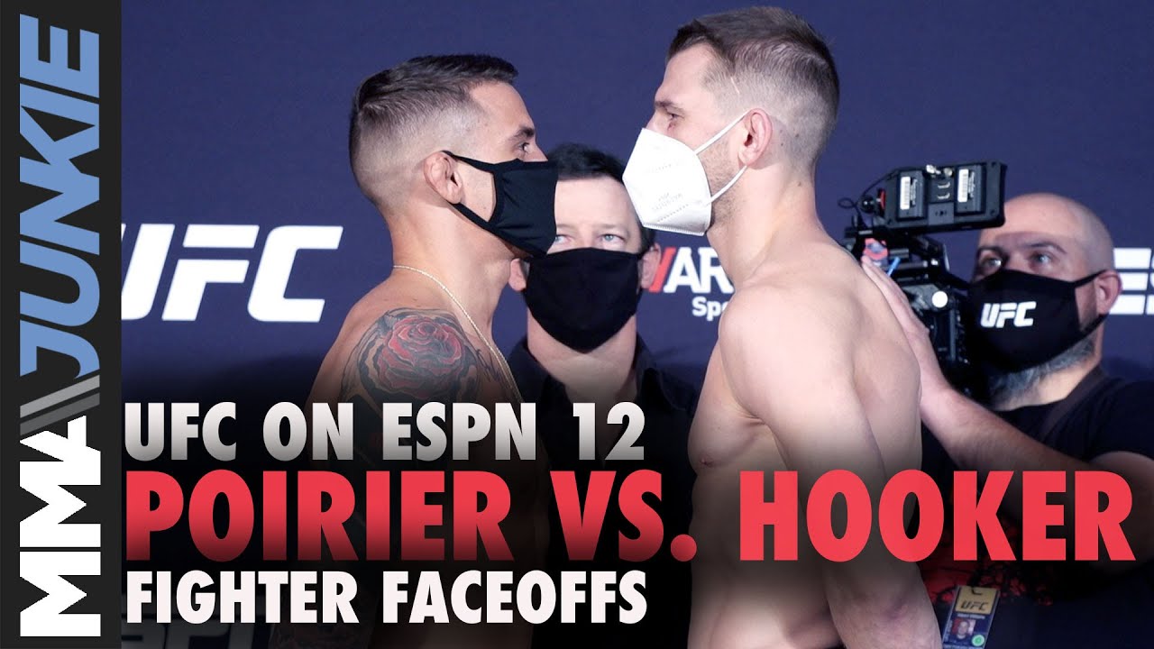 UFC on ESPN 12 full fight card faceoffs - YouTube