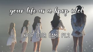 K-pop door game idol life edition