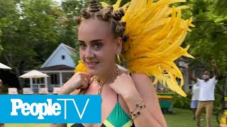 Adele Faces Backlash For Wearing Jamaican Flag Bikini \& Bantu Knots | PeopleTV