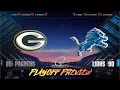 The Lions vs Packers Slow Sim Wild Card Round Playoff Preview!