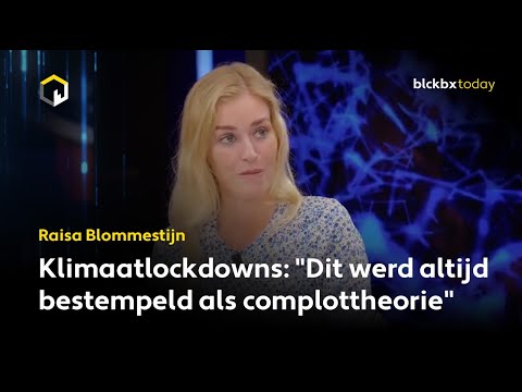 Raisa Blommestijn over klimaatlockdowns: 