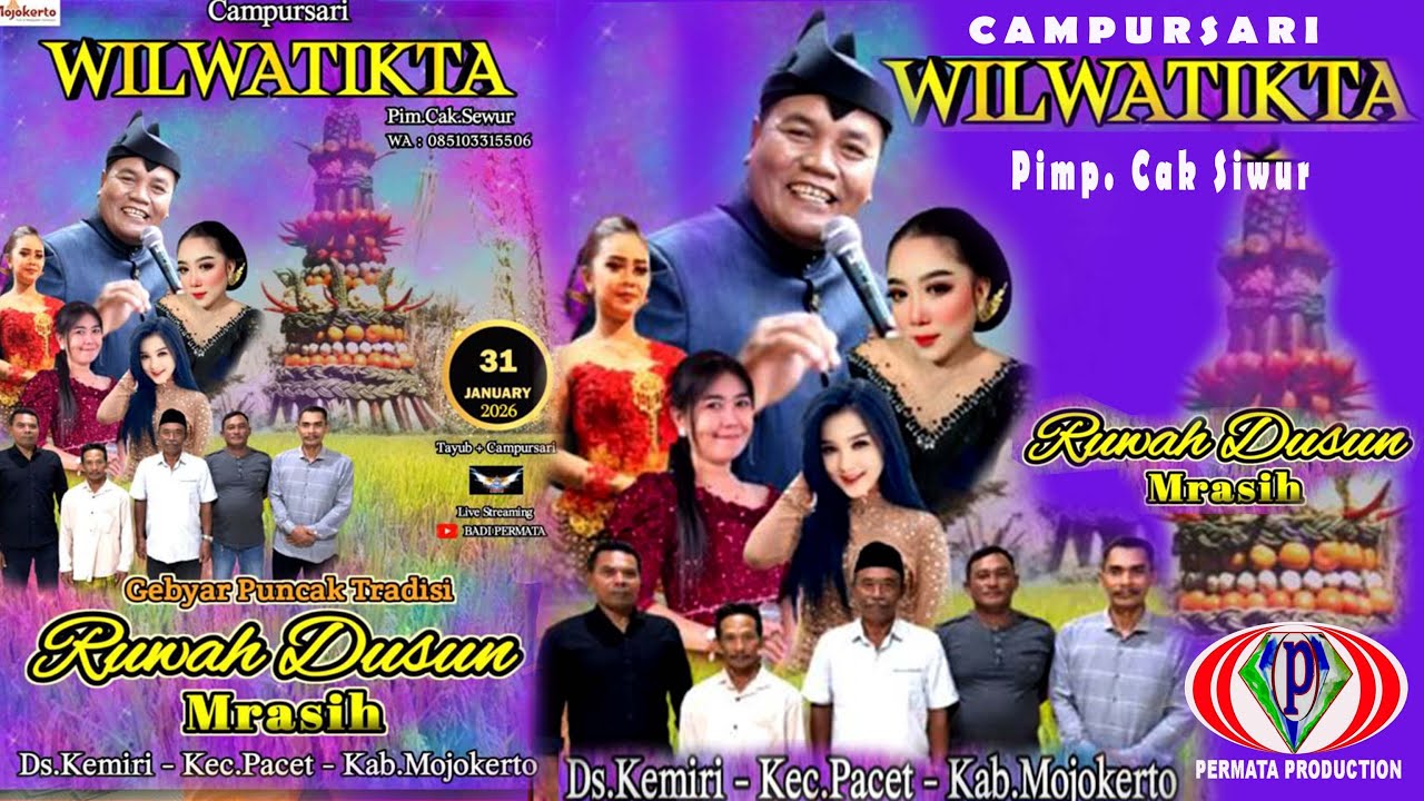 CAMPURSARI WILWATIKTA LIVE sedekah bumi  MRASIH,KEMIRI,PACET///2026