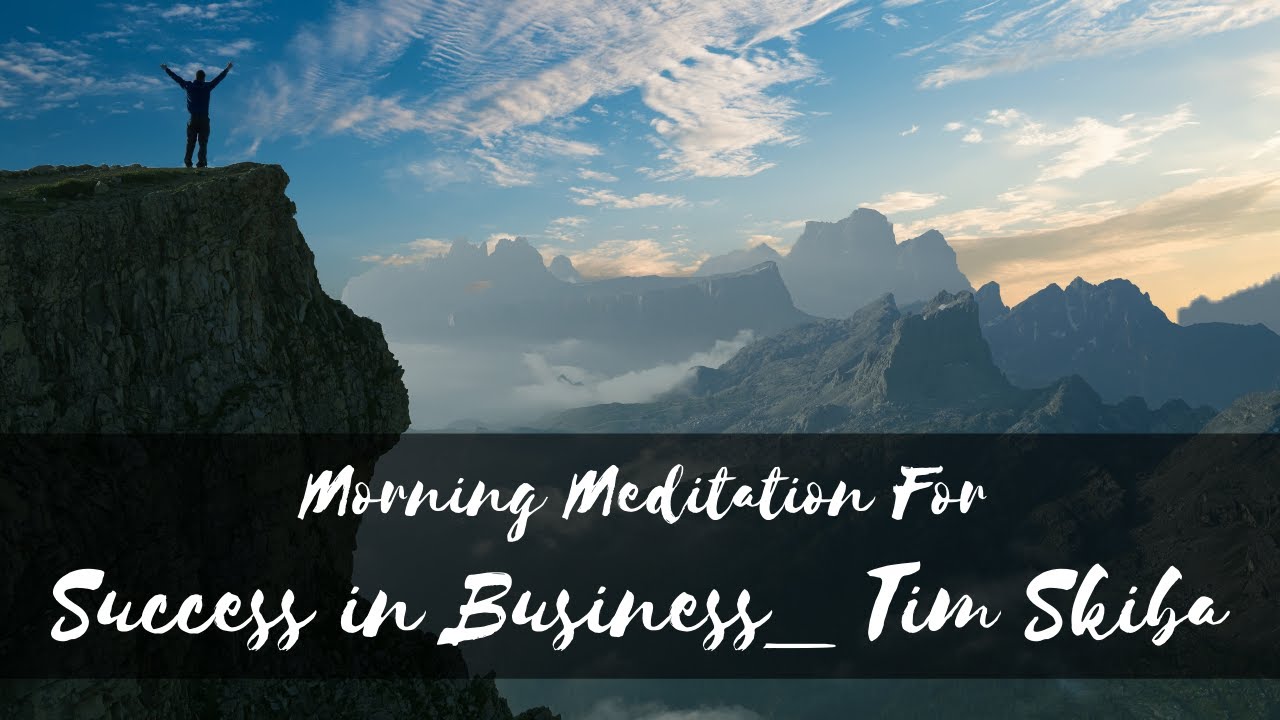 Morning Meditation to Give You an Instant Push in the Morning| Tim Skiba