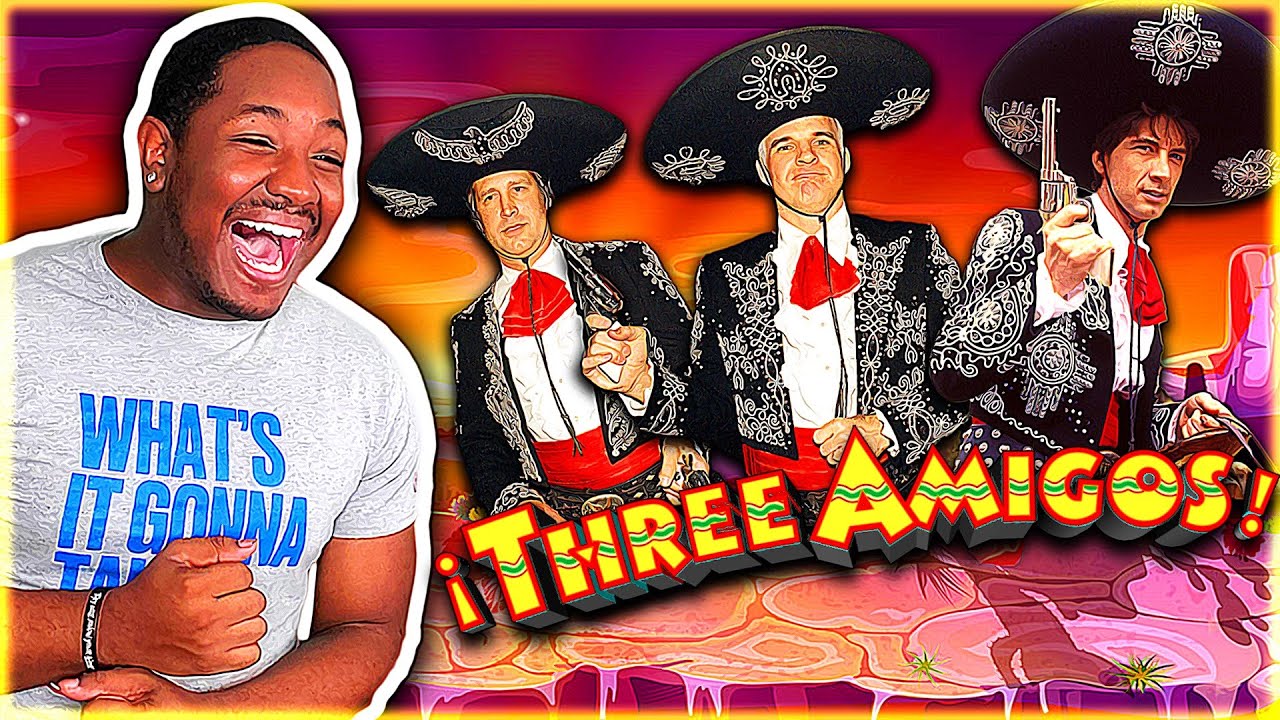 THREE AMIGOS (1986) Movie Reaction *FIRST TIME WATCHING* | WORTHY OF A CULT CLASSIC?!