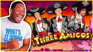 THREE AMIGOS (1986) Movie Reaction *FIRST TIME WATCHING* | WORTHY OF A CULT CLASSIC?!