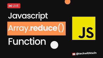 How to Use JavaScript’s reduce() Method Like a Pro | TechWithTwin