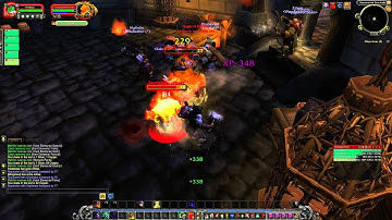 Low level Monk Brewmaster dungeon run with recount dps meter