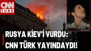 Rusya Bombaladı, CNN TÜRK Yayındaydı! Canlı Yayında Bombalanan Kiev Sokakları CNN TÜRK'te!