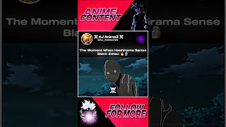 The Moment When Hashirama Sense Black Zetsu