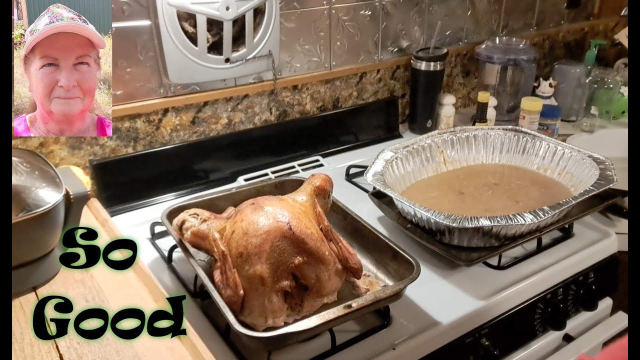 Let's Cook, Roasted Turkey With Giblet Gravy YouTube