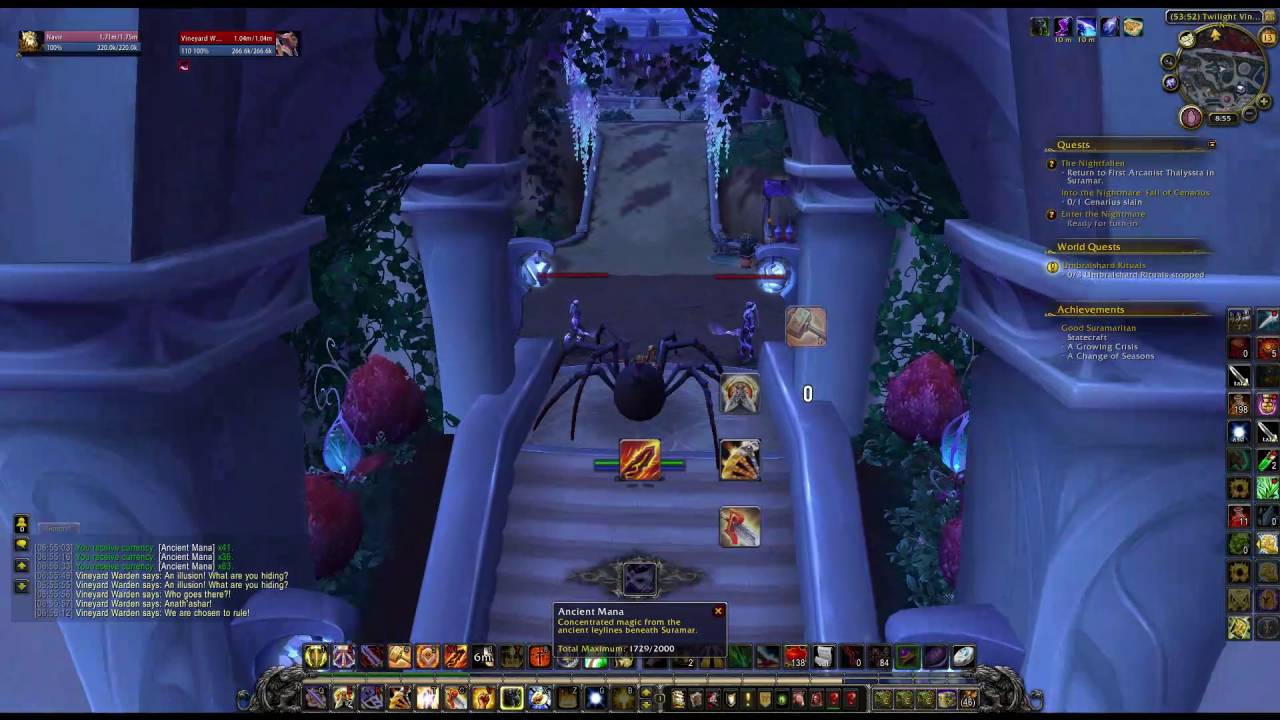 Where to farm Ancient Mana fast WoW Legion