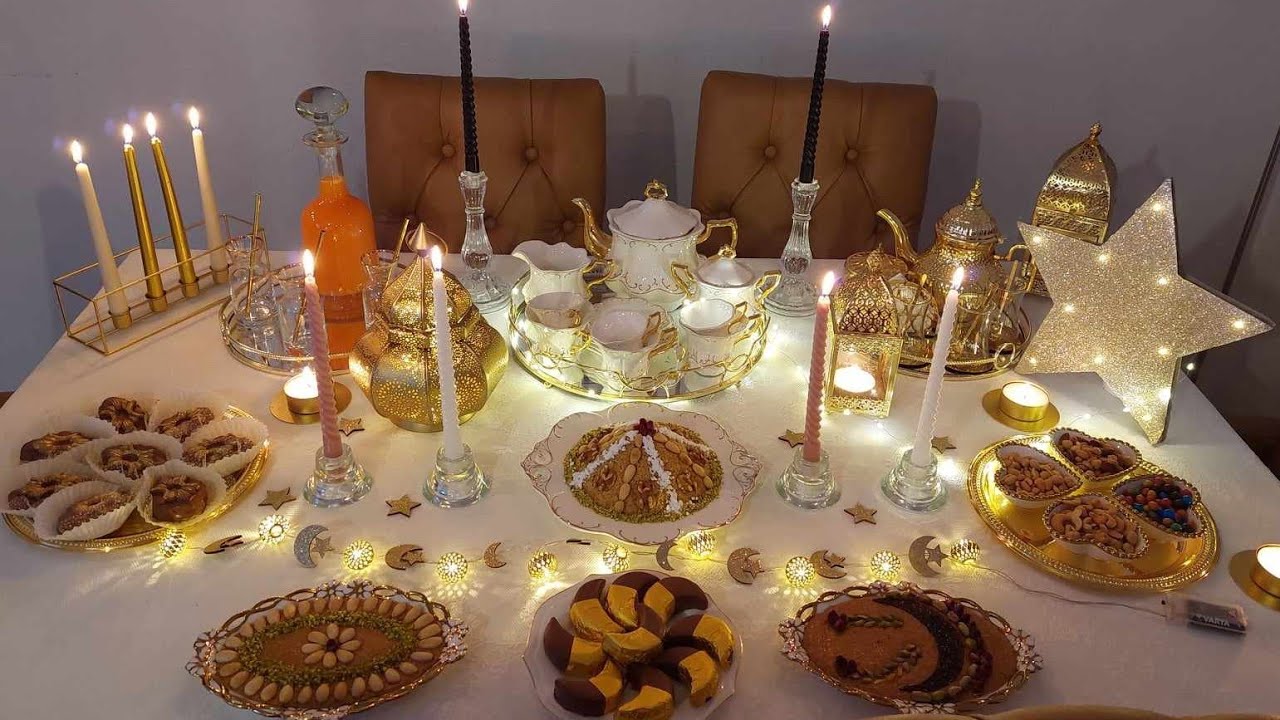 أفكار ليلة الإحتفال بالمولد النبوي الشريف مع أروع طاولة مزينة بالشموع