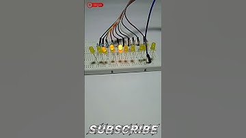 DIY a LED chaser by Arduino NANO #scienceproject #experiment