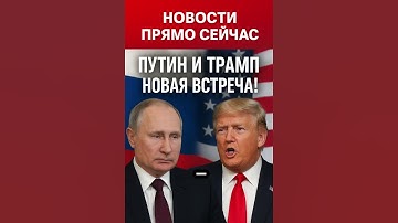 🔥 Путин и Трамп — новая встреча! Что они задумали?