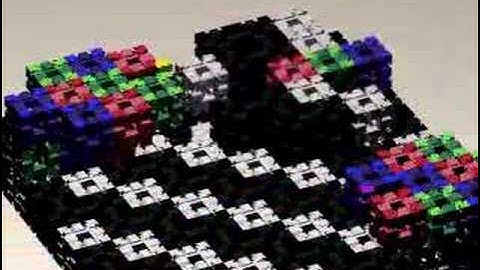 Self-replicating Kinematic Cellular Automata