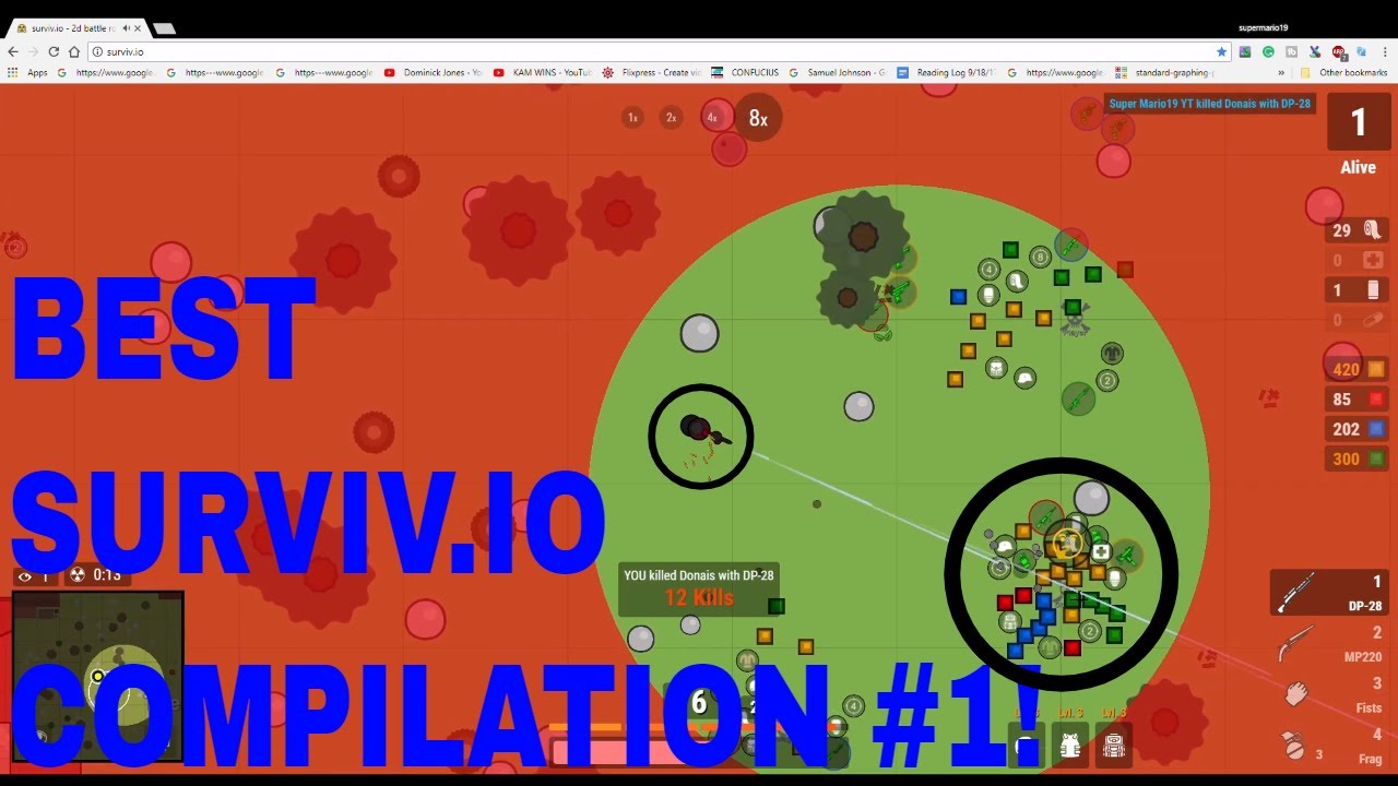 BEST SURVIV.IO KILL AND WIN COMPILATION #1!