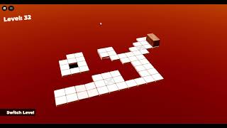 Level 32 of Bloxorz