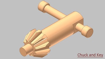 🔖 Chuck and Key || Autodesk Inventor Tutorial