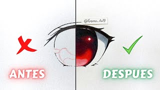 Como colorear OJOS DE ANIME fácil | Paso a Paso para principiantes | How to color anime eyes screenshot 4