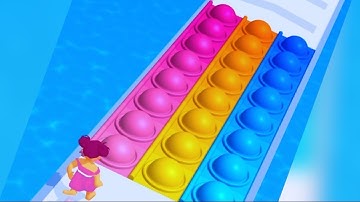 Pop it Run! Very satisfying and relaxing ASMR sound gameplay 