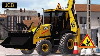 FS 17 🚜JCB MOD 🚜 WITH FRONT LOADER AND BACK LODER FULL WORK 💥👍