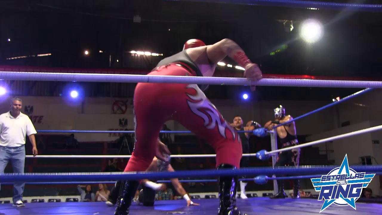 Seiya, Novasonic e Imperial Jr vs el Caporal y The Silver Cats I y II en la Arena López Mateos librenms