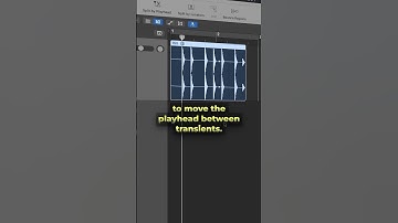 Move the playhead to the nearest transient #logicpro #logicprox #logicprotips #musicproduction