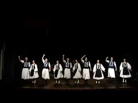 insertion sort with Romanian folk dance