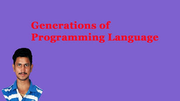 Generations of Programming Language || By Mr. Sivarao