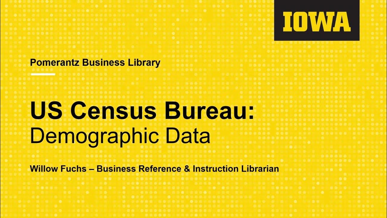 US Census Bureau Demographic Data YouTube