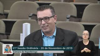 51ª Sessão Ordinária 2019