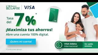 ¡Abre tu cuenta digital en Banco LAFISE! #RD