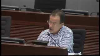 20140606B11 張超雄: 為什麼要在含砷量超標最嚴重的地方建公屋？ 濃度最高在道路地底不在公屋地盤 固化方法在世界各地使用多年有效 固化後的泥土會在沿地使用不會出現問題 [反東北發展]