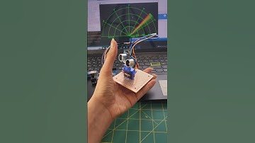 رادار بساز!🤩 #آموزش #diy #تکنیک #الکترونیک #الی #مدار #برنامه_نویسی #آردوینو