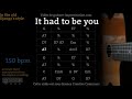 It had to be you 150 bpm  gypsy jazz backing track  jazz manouche