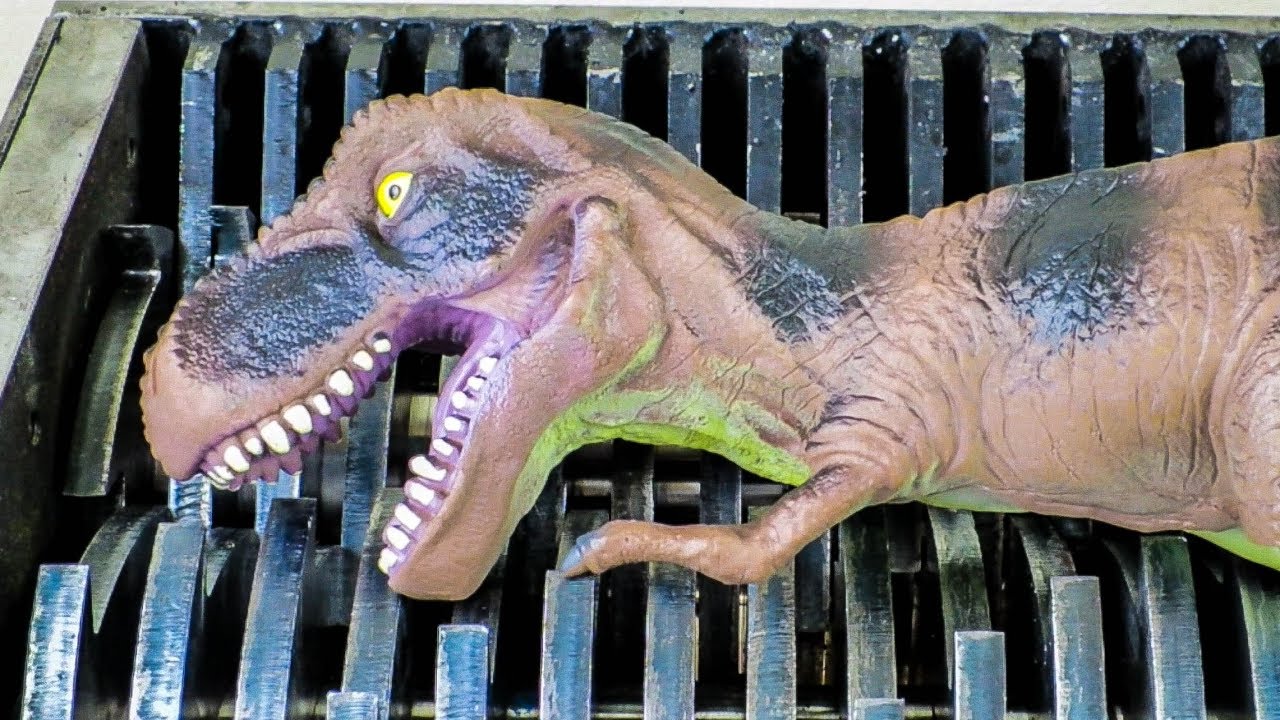experiments for kids Shredding Dinosaur Babies! Squishy Baby Dinosaurs Destroyed. Must Watch!