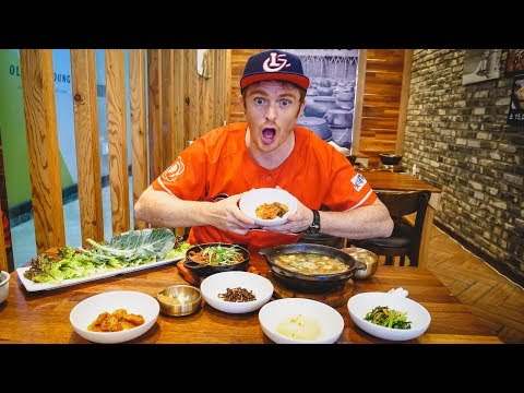 Full Korean Breakfast + World's Biggest Deparment Store in Busan, Korea
