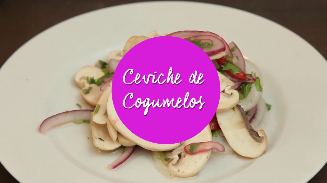 Ceviche de cogumelos 