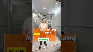 Nhà 3 tầng 4PN 3WC diện tích 4m x 11m Nguyễn Văn Luông Quận 6 hơn 5 tỷ. Lh 0909779221 Hiệp Realty