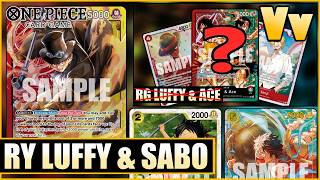 One Piece TCG: What if We Swapped the ST30 RG Luffy & Ace Deck List Over to the ST13 RY Sabo Leader