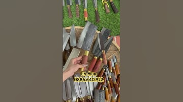 Bộ dao bếp tay hương chuẩn thép nhíp uy tín