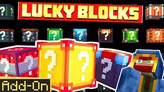 NEW LUCKY BLOCKS Addon Now On Bedrock!!! -Addon SHOWCASE and Review- screenshot 5