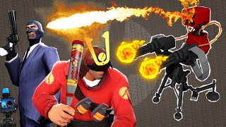 Team Fortress 2 Geting Into Enemy Spawn Room! - Simple Trick Tutorial With Friends! - ITS A TRAP!