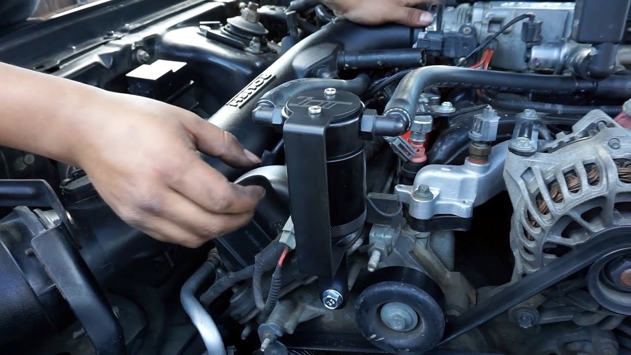 How NOT to do an Install Video JLT Oil Catch Can + Steeda Adjustable