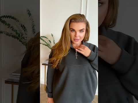 Жіночий зимовий прогулянковий костюм з начосом: кофта з коміром-стійкою і штани з кишенями, батал великі розміри, видео 1