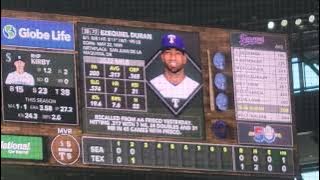 Download lagu Ezequiel Duran 1st MLB hit Texas Rangers Aquilas Cibaenas 6/5/22