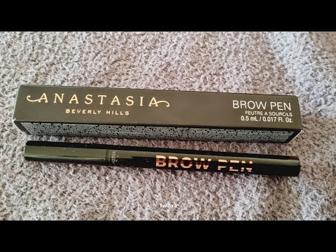 Unboxing ANASTASIA BROW PEN. #browpen #anastasia #cosmetics #waterproof #beautyhacks