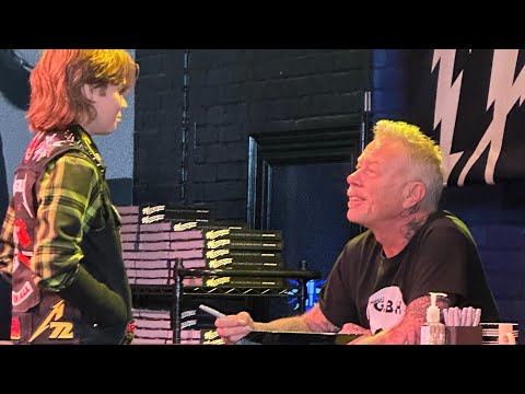 James Hetfield Book signing in Detroit, MI 11-11-2023